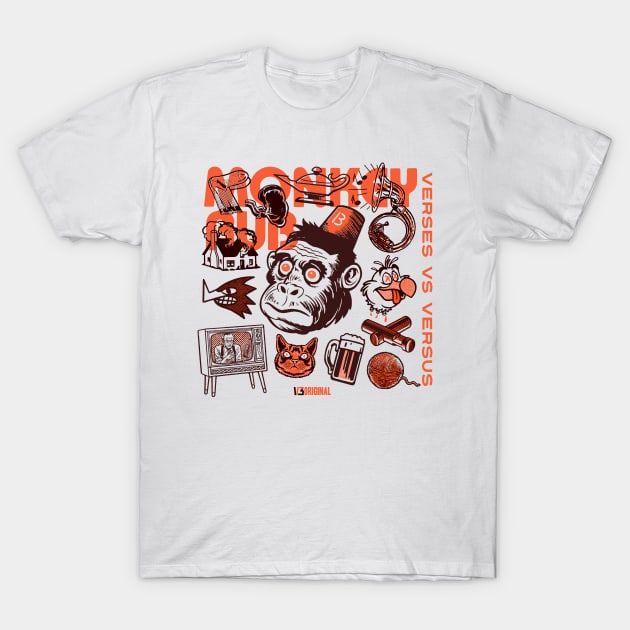 V3 - Monkey rub T-Shirt by GiMETZCO!